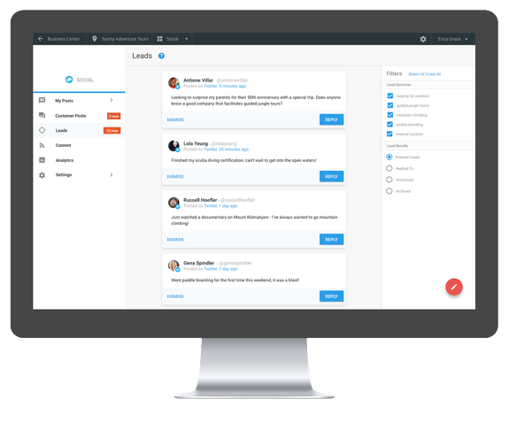 Social Media Manager App